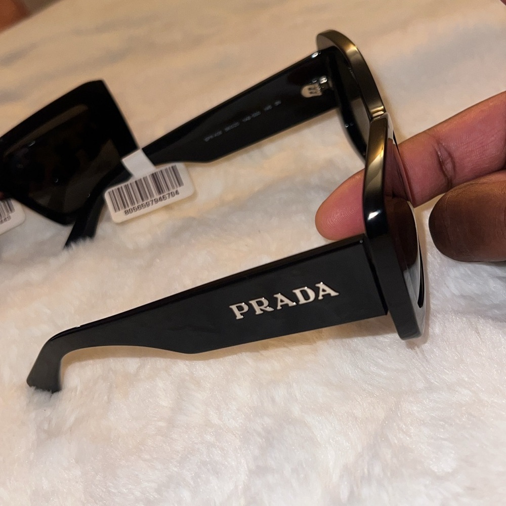 Prada Glossy Black Designer Sunglasses